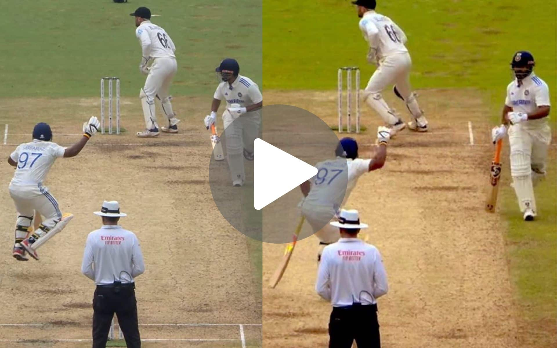 [Watch] Sarfaraz Khan's Hilarious Refusal To Pant As Batters Get Involved In A Horrible Mix-Up vs NZ